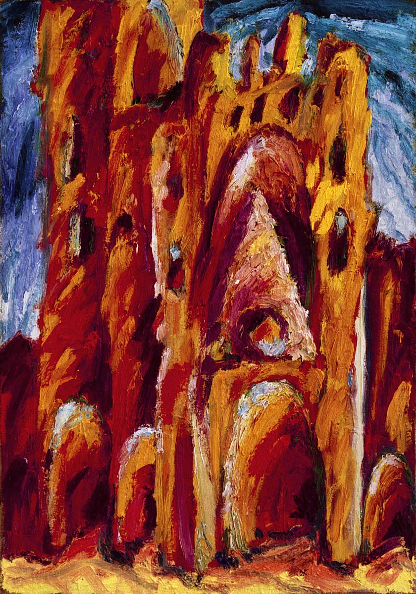 Gemälde: Kathedrale von Rouen (morgens, mittags & abends) - Ölgemälde von TM Rotschönberg